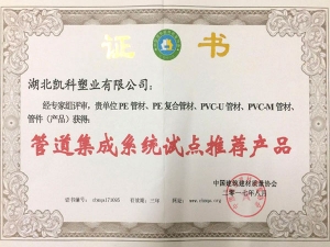 管道集成系統試點推薦產品